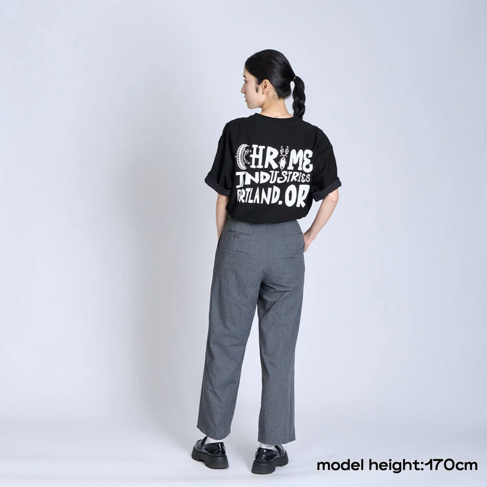 クローム ライムストーン ケーブ ティー ワイド フィット YOSHI VER.1 CHROME LSC TEE WIDE FIT YOSHI Ver.1 BLACK メンズ Tシャツ JP285BK