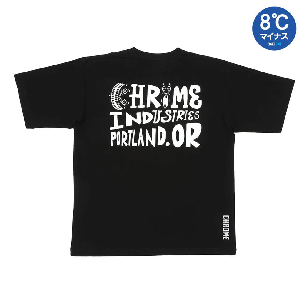 クローム ライムストーン ケーブ ティー ワイド フィット YOSHI VER.1 CHROME LSC TEE WIDE FIT YOSHI Ver.1 BLACK メンズ Tシャツ JP285BK