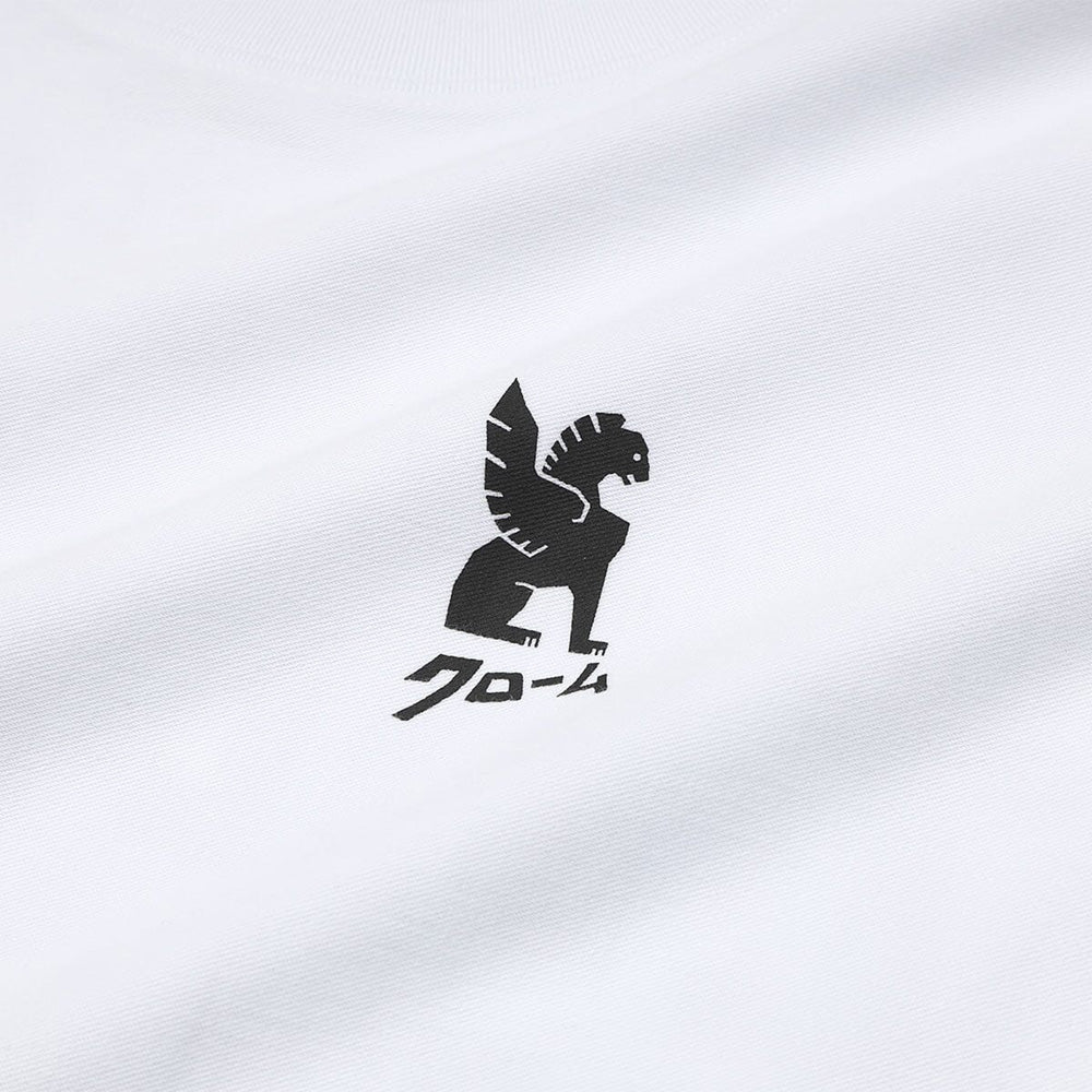 クローム ライムストーン ケーブ ティー ワイド フィット YOSHI VER.1 CHROME LSC TEE WIDE FIT YOSHI Ver.1 WHITE メンズ Tシャツ JP285WH