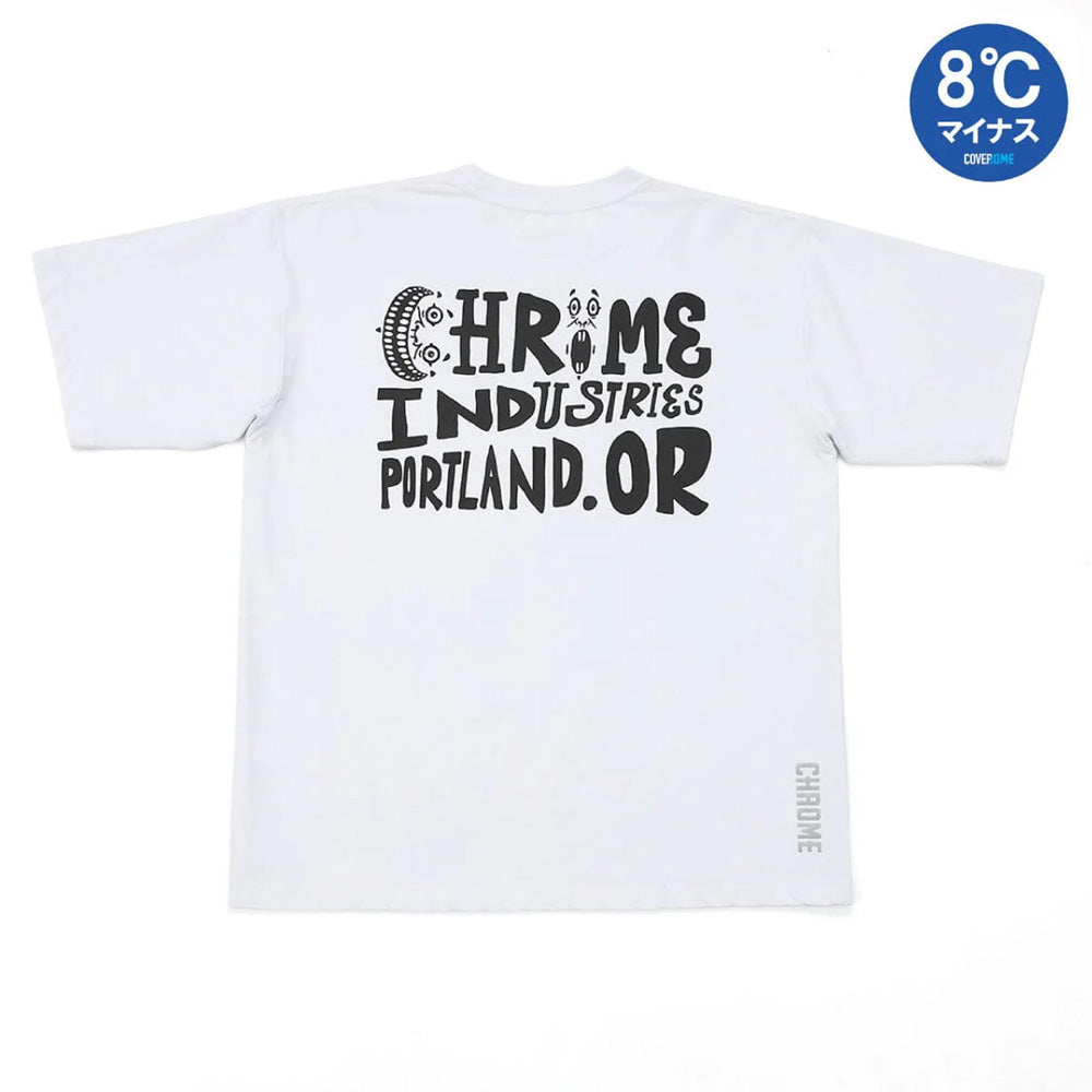 クローム ライムストーン ケーブ ティー ワイド フィット YOSHI VER.1 CHROME LSC TEE WIDE FIT YOSHI Ver.1 WHITE メンズ Tシャツ JP285WH