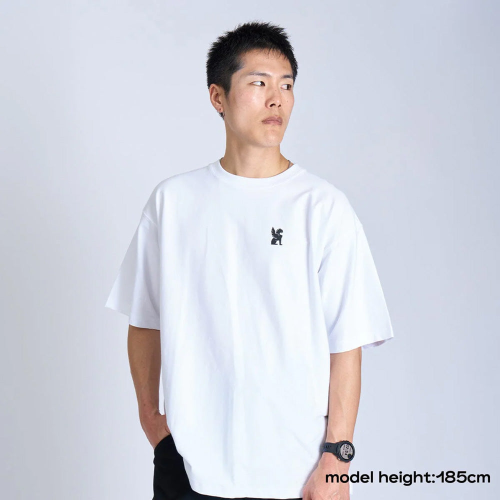 クローム ライムストーン ケーブ ティー ワイド フィット NATSUKI CHROME LSC TEE WIDE FIT NATSUKI WHITE メンズ Tシャツ JP286WH