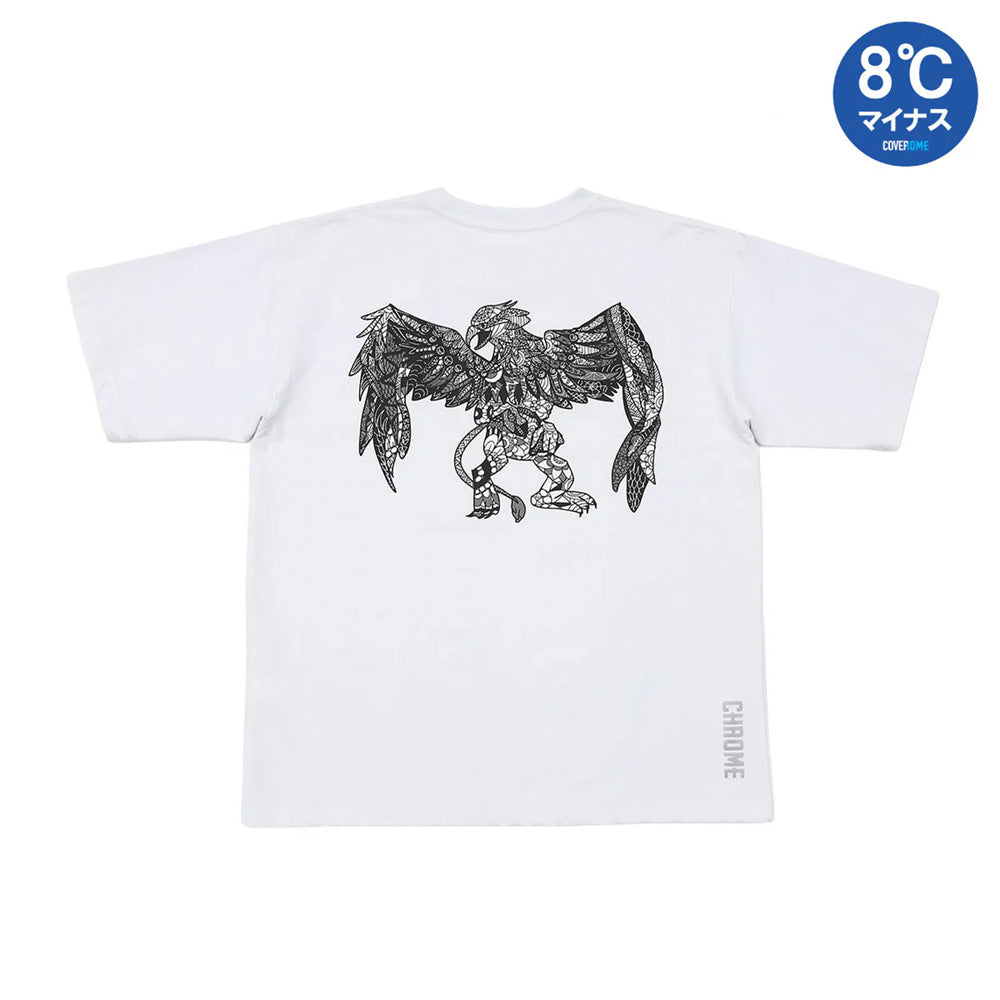 クローム ライムストーン ケーブ ティー ワイド フィット NATSUKI CHROME LSC TEE WIDE FIT NATSUKI WHITE メンズ Tシャツ JP286WH