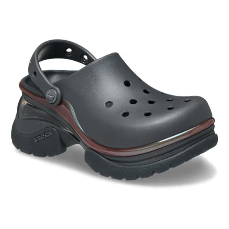 クロックス スーパー ベイ クロッグ crocs SUPER BAE CLOG Black Sand レディース サンダル 212811-0LD