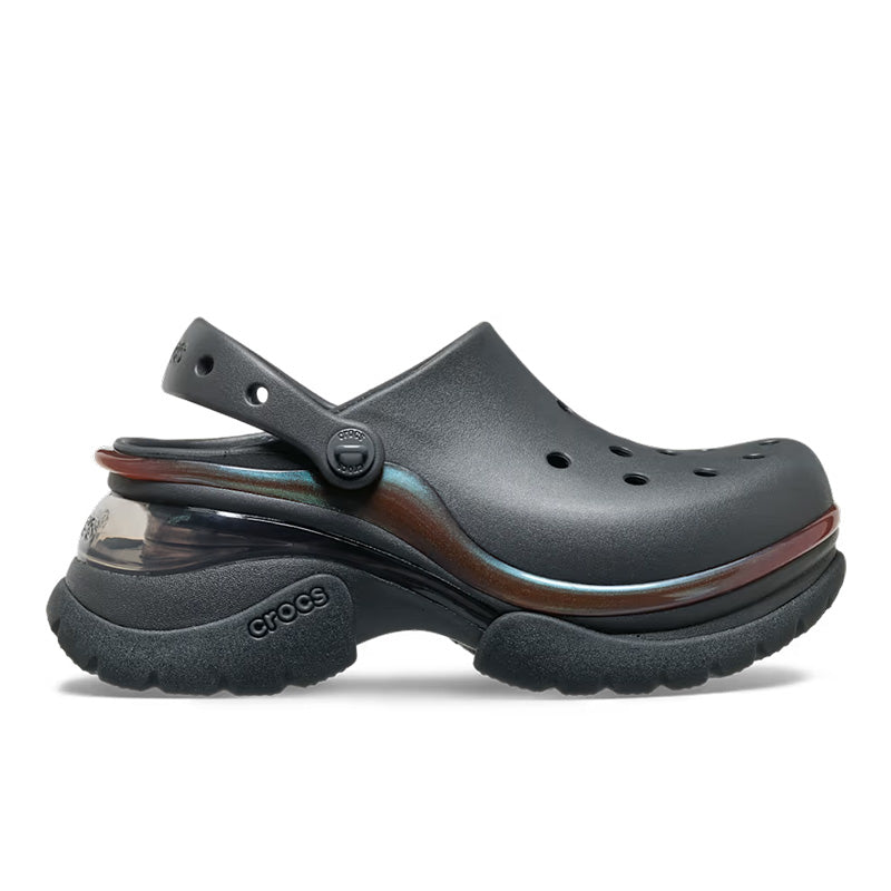 クロックス スーパー ベイ クロッグ crocs SUPER BAE CLOG Black Sand レディース サンダル 212811-0LD
