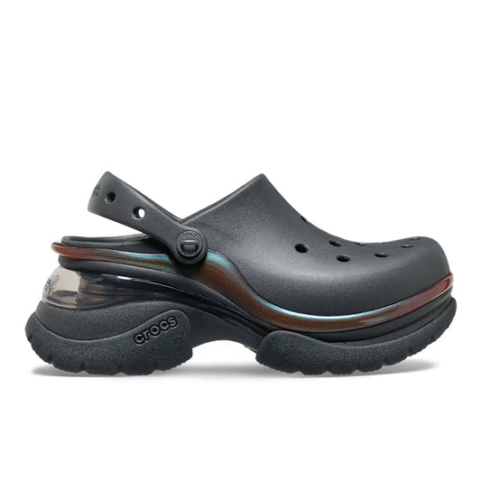 クロックス スーパー ベイ クロッグ crocs SUPER BAE CLOG Black Sand レディース サンダル 212811-0LD