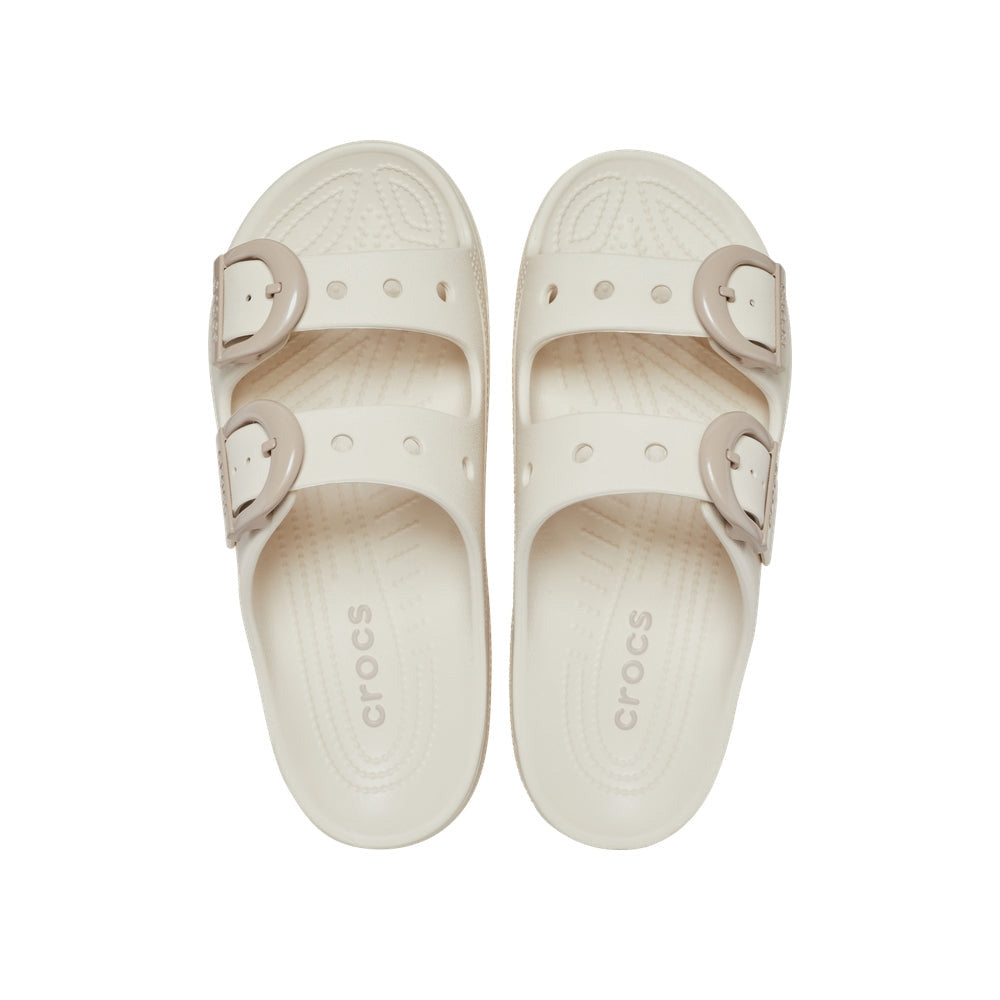 クロックス サタデー エナメル バックル サンダル crocs SATURDAY ENAMEL BUCKLE SANDAL Frappe レディース サンダル 212867-2MC