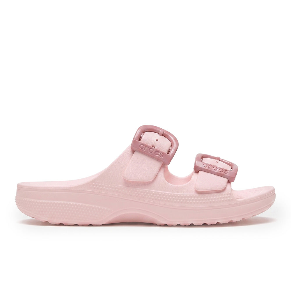 クロックス サタデー エナメル バックル サンダル crocs SATURDAY ENAMEL BUCKLE SANDAL Bubble Ice レディース サンダル 212867-7DF