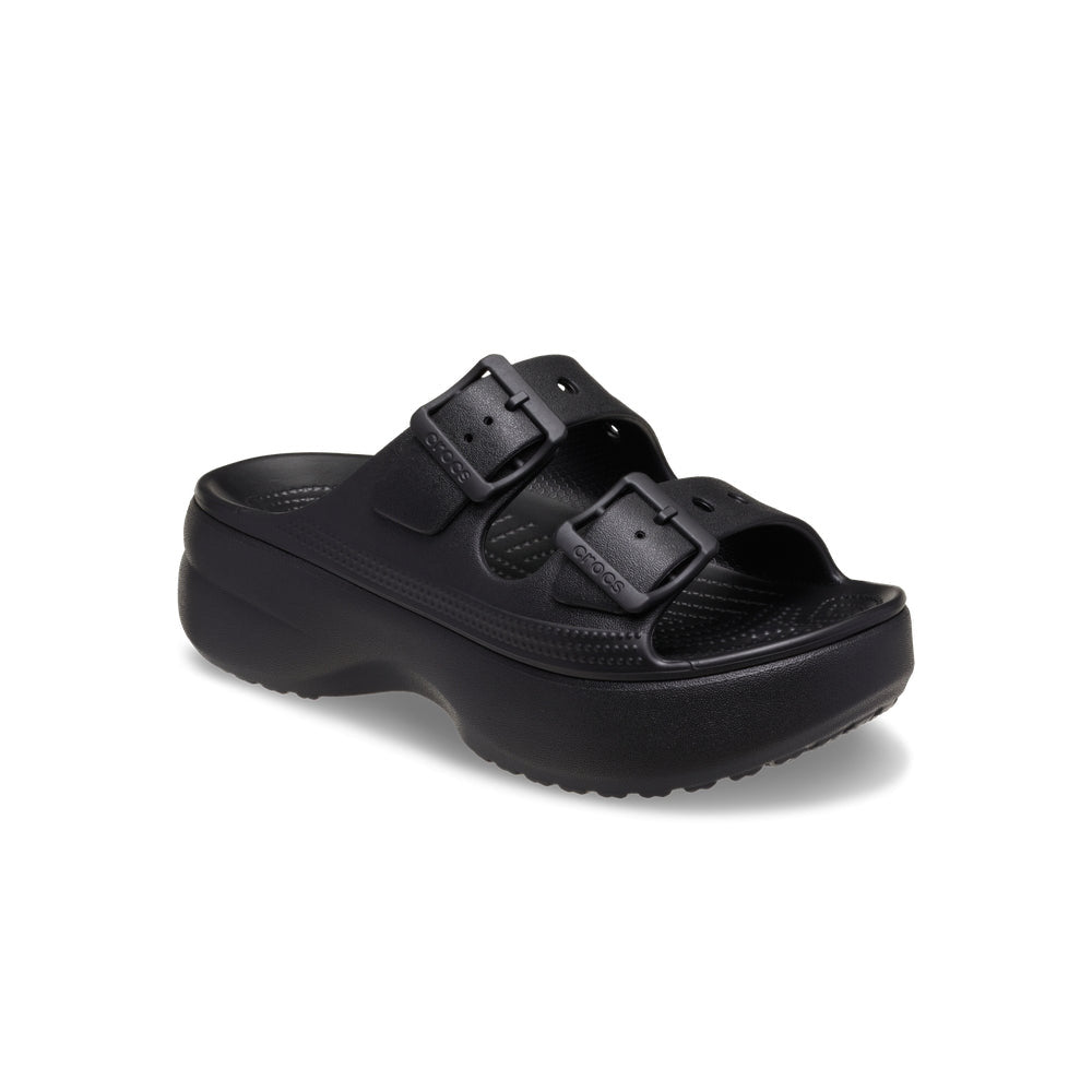 クロックス サタデー プラットフォーム サンダル crocs SATURDAY PLATFORM SANDAL Black レディース サンダル 212880-001