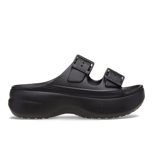 crocs SATURDAY PLATFORM SANDAL Black 212880-001