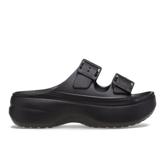 クロックス サタデー プラットフォーム サンダル crocs SATURDAY PLATFORM SANDAL Black レディース サンダル 212880-001