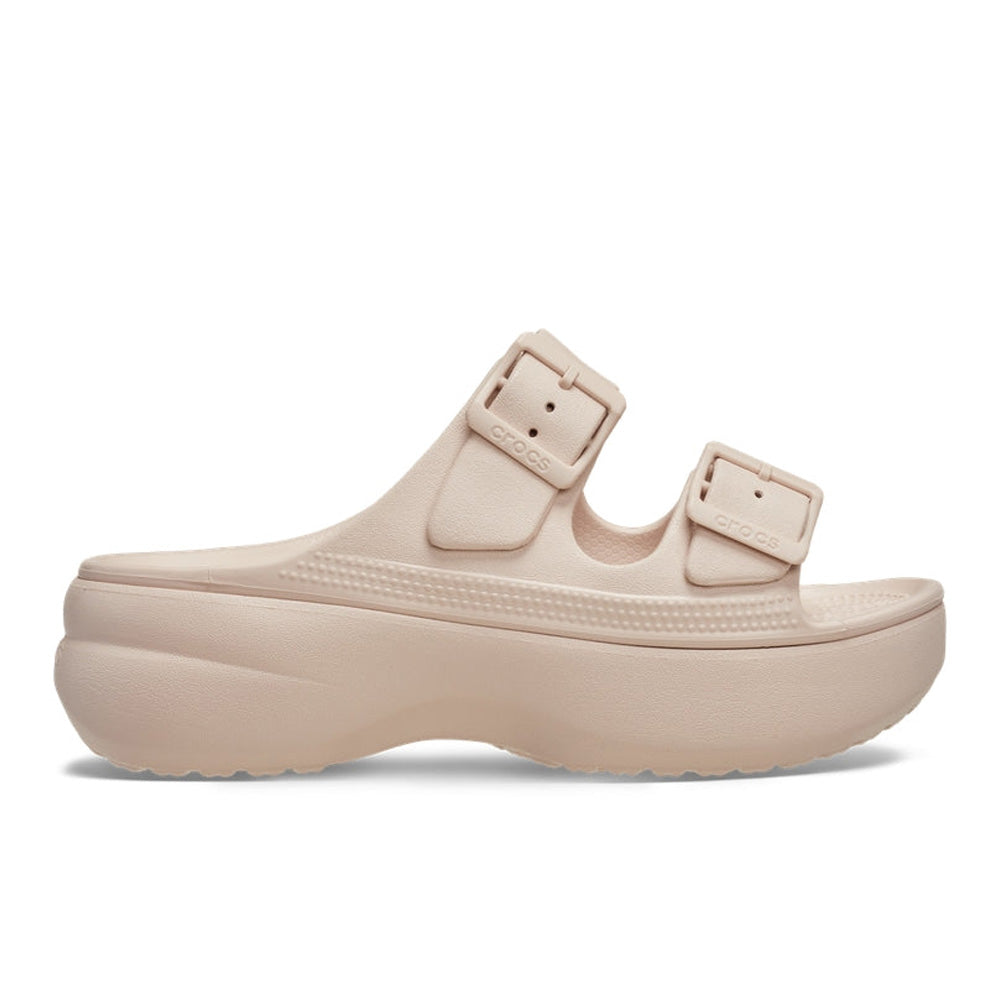 クロックス サタデー プラットフォーム サンダル crocs SATURDAY PLATFORM SANDAL Quartz レディース サンダル 212880-6UR