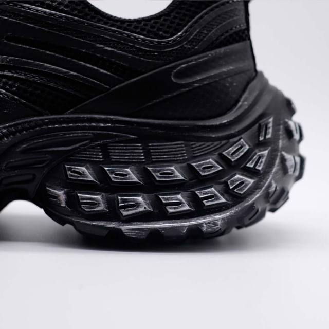 ディストーション レベル DISTORTION REBEL BLACK メンズ スニーカー 7cm 厚底スニーカー 黒 トールシューズ シークレットシューズ シークレットスニーカー 上げ底靴 背が高くなる 身長up 厚底靴 身長盛れる ボリューム感 スタイルアップ 幅広 軽量 DIS25F0001-BK