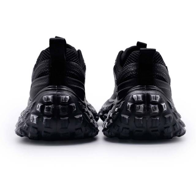 ディストーション レベル DISTORTION REBEL BLACK メンズ スニーカー 7cm 厚底スニーカー 黒 トールシューズ シークレットシューズ シークレットスニーカー 上げ底靴 背が高くなる 身長up 厚底靴 身長盛れる ボリューム感 スタイルアップ 幅広 軽量 DIS25F0001-BK