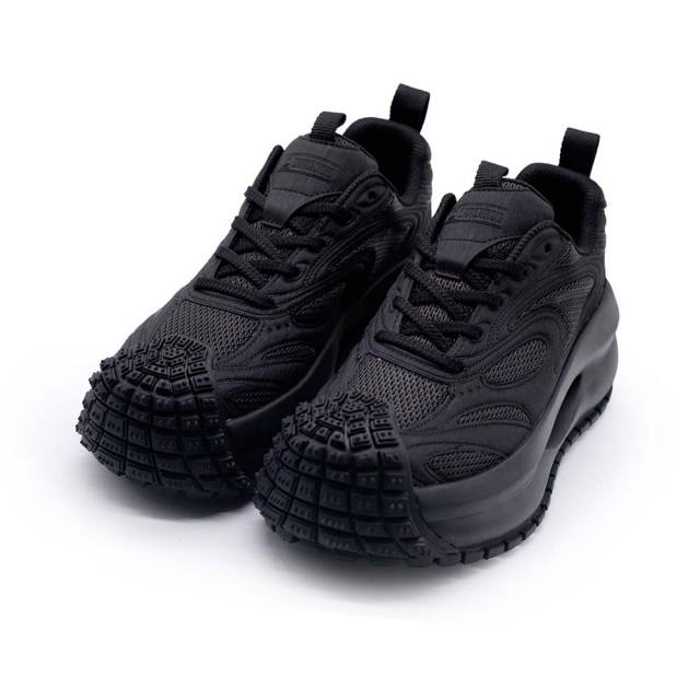 ディストーション ミスフィット DISTORTION MISFIT BLACK メンズ スニーカー 7cm 厚底スニーカー 黒 トールシューズ シークレットシューズ シークレットスニーカー 上げ底靴 身長up 厚底靴 身長盛れる ボリューム感 スタイルアップ 幅広 軽量 DIS25F0003-BK