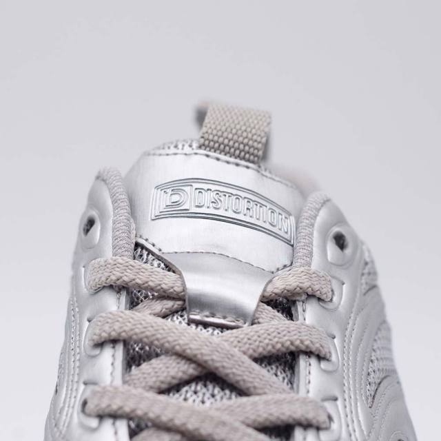 ディストーション ミスフィット DISTORTION MISFIT SILVER メンズ スニーカー 7cm 厚底スニーカー トールシューズ シークレットシューズ シークレットスニーカー 上げ底靴 身長up 厚底靴 身長盛れる ボリューム感 スタイルアップ 幅広 軽量 DIS25F0003-SV