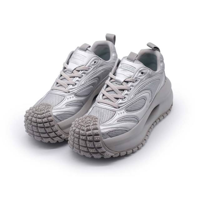 ディストーション ミスフィット DISTORTION MISFIT SILVER メンズ スニーカー 7cm 厚底スニーカー トールシューズ シークレットシューズ シークレットスニーカー 上げ底靴 身長up 厚底靴 身長盛れる ボリューム感 スタイルアップ 幅広 軽量 DIS25F0003-SV