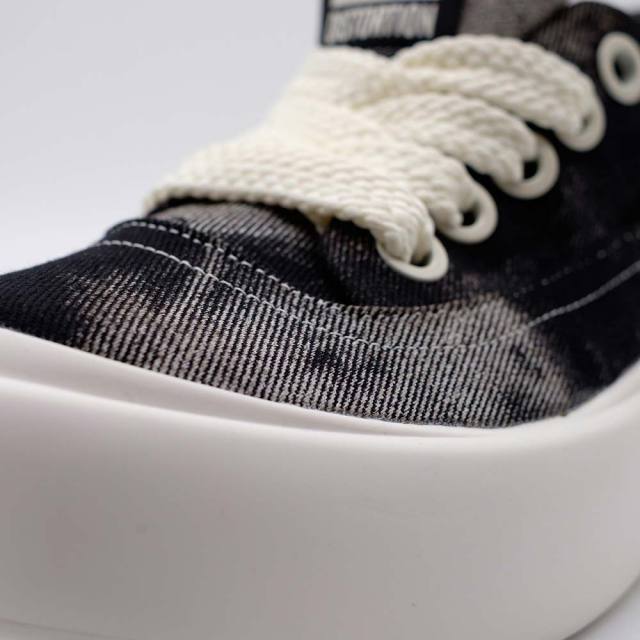 ディストーション ローグ DISTORTION ROGUE BLACK メンズ スニーカー 5cm 厚底スニーカー 黒 トールシューズ シークレットシューズ シークレットスニーカー 上げ底靴 身長up 厚底靴 身長盛れる ボリューム感 スタイルアップ 幅広 軽量 DIS25F0004-BK