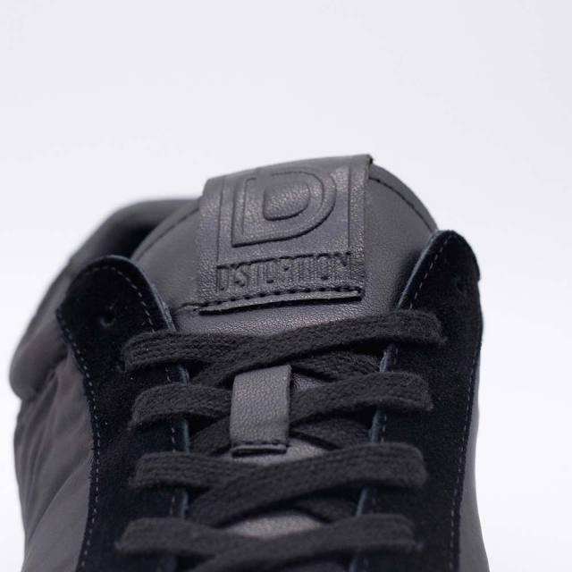 ディストーション インフラ DISTORTION INFRA BLACK メンズ スニーカー 薄底スニーカー 黒 DIS25F0005-BK