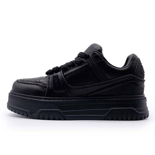 ディストーション ディセント DISTORTION DISSENT BLACK メンズ スニーカー 4cm 厚底スニーカー 黒 トールシューズ シークレットシューズ シークレットスニーカー 上げ底靴 身長up 厚底靴 身長盛れる ボリューム感 スタイルアップ 幅広 軽量 DIS25F0006-BK
