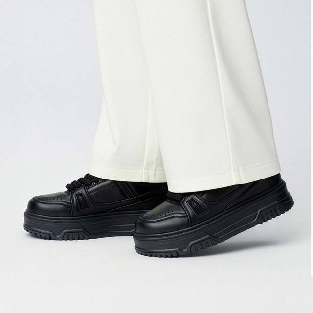 ディストーション ディセント DISTORTION DISSENT BLACK メンズ スニーカー 4cm 厚底スニーカー 黒 トールシューズ シークレットシューズ シークレットスニーカー 上げ底靴 身長up 厚底靴 身長盛れる ボリューム感 スタイルアップ 幅広 軽量 DIS25F0006-BK