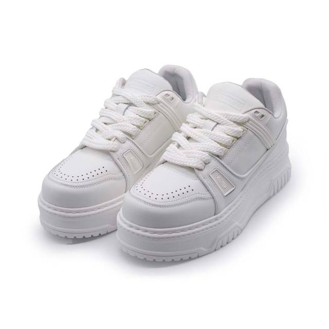 ディストーション ディセント DISTORTION DISSENT WHITE メンズ スニーカー 4cm 厚底スニーカー 白 トールシューズ シークレットシューズ シークレットスニーカー 上げ底靴 身長up 厚底靴 身長盛れる ボリューム感 スタイルアップ 幅広 軽量 DIS25F0006-WH