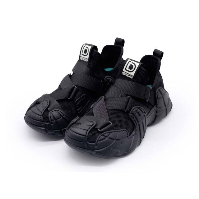 ディストーション サブバート DISTORTION SUBVERT BLACK メンズ スニーカー 5cm 厚底スニーカー 黒 トールシューズ シークレットシューズ シークレットスニーカー 上げ底靴 身長up 厚底靴 身長盛れる ボリューム感 スタイルアップ 幅広 軽量 DIS25F0007-BK