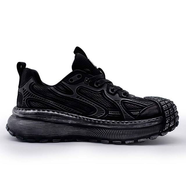 ディストーション ディファイアント DISTORTION DEFIANT BLACK メンズ スニーカー 5cm 厚底スニーカー トールシューズ シークレットシューズ シークレットスニーカー 上げ底靴 身長up 厚底靴 身長盛れる ボリューム感 スタイルアップ 幅広 軽量 DIS25F0008-BK