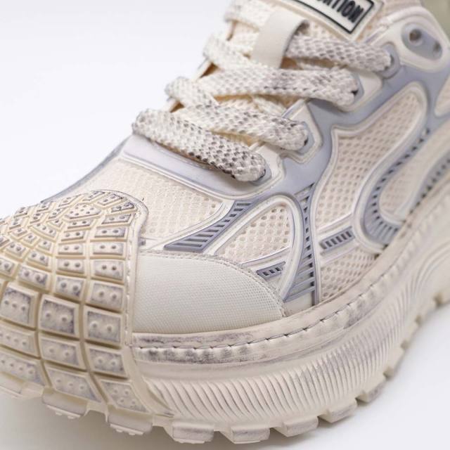 ディストーション ディファイアント DISTORTION DEFIANT WHITE メンズ スニーカー 5cm 厚底スニーカー トールシューズ シークレットシューズ シークレットスニーカー 上げ底靴 身長up 厚底靴 身長盛れる ボリューム感 スタイルアップ 幅広 軽量 DIS25F0008-WH