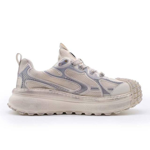 ディストーション ディファイアント DISTORTION DEFIANT WHITE メンズ スニーカー 5cm 厚底スニーカー トールシューズ シークレットシューズ シークレットスニーカー 上げ底靴 身長up 厚底靴 身長盛れる ボリューム感 スタイルアップ 幅広 軽量 DIS25F0008-WH