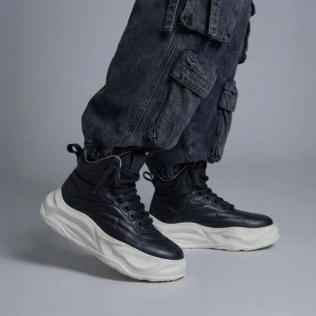 ディストーション ディスオーダー ミッド DISTORTION DISORDER MID Black/White メンズ レディース スニーカー DIS26F0010-BKWH