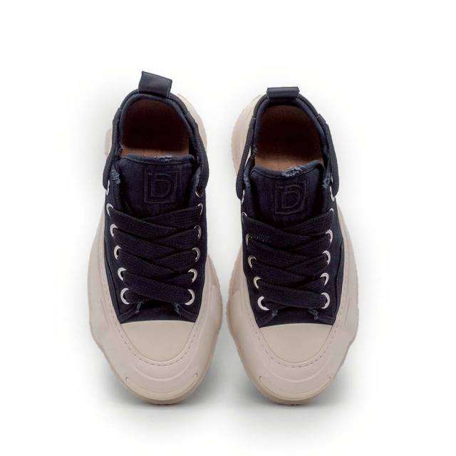 ディストーション ブロック ロー DISTORTION BLOCK LOW Black/White メンズ レディース スニーカー DIS26F0012-BKWH