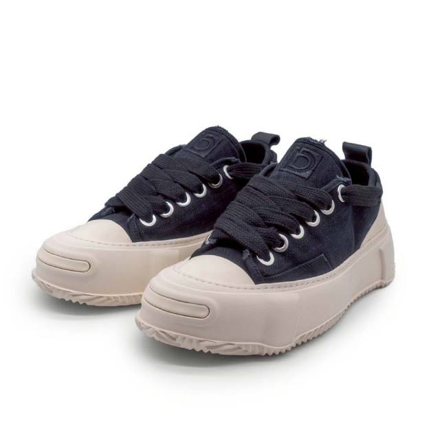 ディストーション ブロック ロー DISTORTION BLOCK LOW Black/White メンズ レディース スニーカー DIS26F0012-BKWH