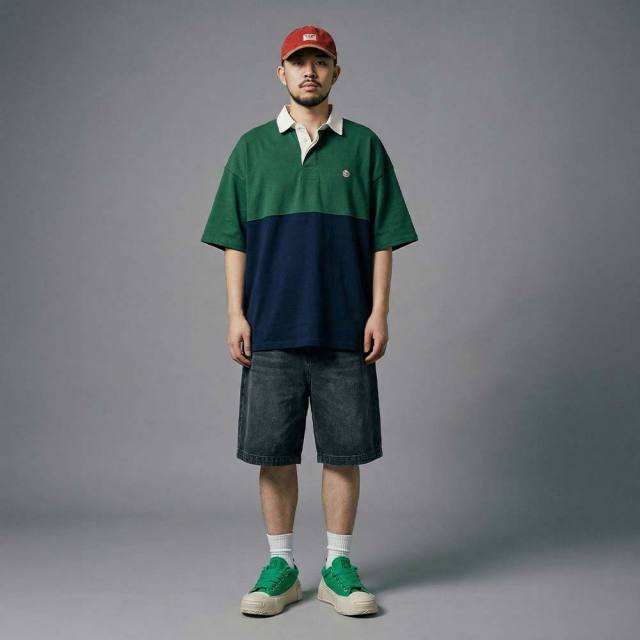 ディストーション ブロック ロー DISTORTION BLOCK LOW Green/White メンズ レディース スニーカー DIS26F0012-GNWH