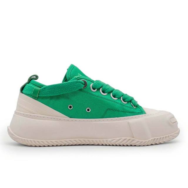 ディストーション ブロック ロー DISTORTION BLOCK LOW Green/White メンズ レディース スニーカー DIS26F0012-GNWH