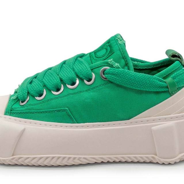 ディストーション ブロック ロー DISTORTION BLOCK LOW Green/White メンズ レディース スニーカー DIS26F0012-GNWH