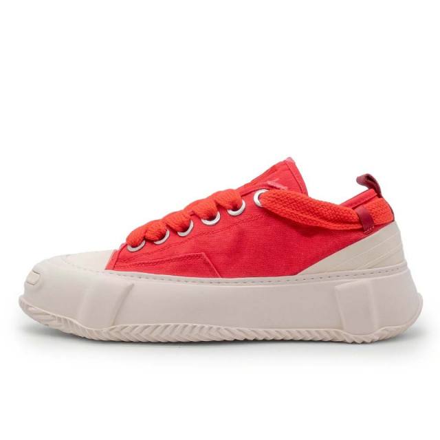 ディストーション ブロック ロー DISTORTION BLOCK LOW Red/White メンズ レディース スニーカー DIS26F0012-RDWH