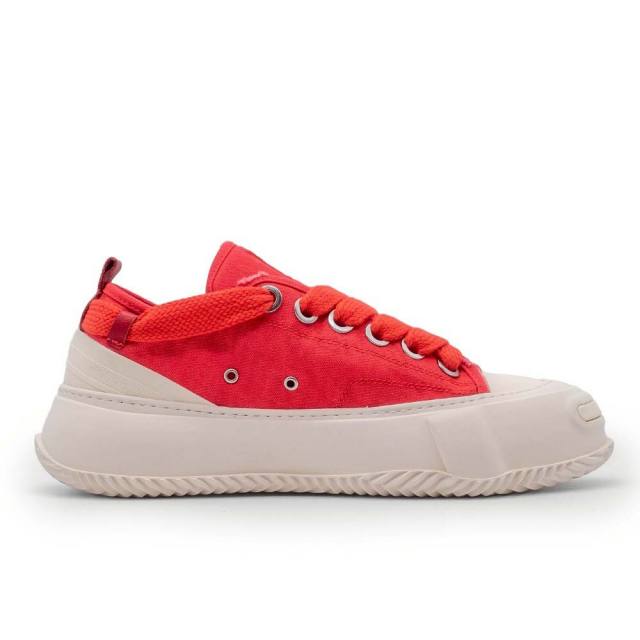 ディストーション ブロック ロー DISTORTION BLOCK LOW Red/White メンズ レディース スニーカー DIS26F0012-RDWH