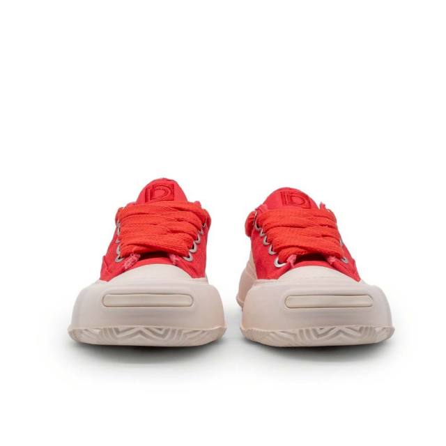 ディストーション ブロック ロー DISTORTION BLOCK LOW Red/White メンズ レディース スニーカー DIS26F0012-RDWH