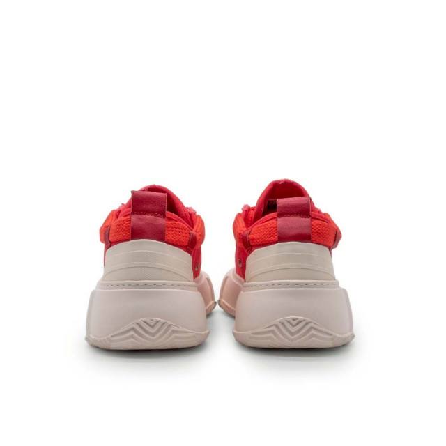 ディストーション ブロック ロー DISTORTION BLOCK LOW Red/White メンズ レディース スニーカー DIS26F0012-RDWH