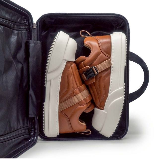 ディストーション ファットトゥ バックル DISTORTION FATTOE BUCKLE Brown/White メンズ レディース スニーカー DIS26F0017-BRWH
