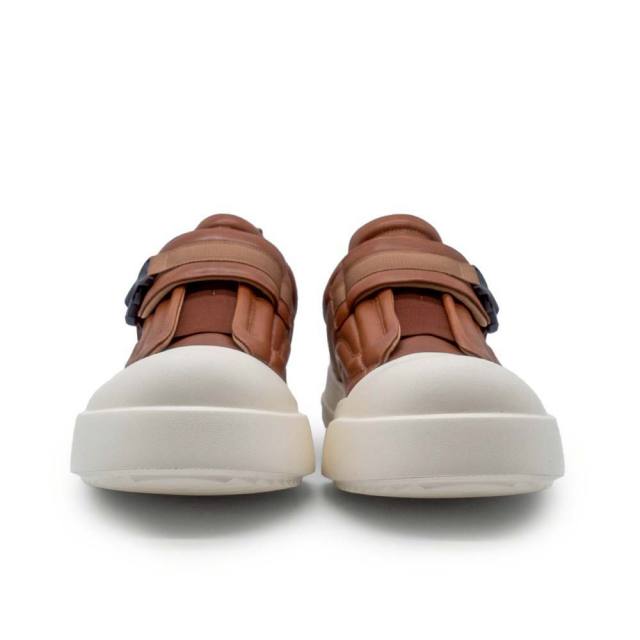ディストーション ファットトゥ バックル DISTORTION FATTOE BUCKLE Brown/White メンズ レディース スニーカー DIS26F0017-BRWH