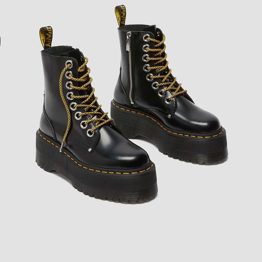 ドクターマーチン ジェイドンマックス 8 ホール ブーツ Dr.Martens JADON MAX 8EYE BOOT BLACK レディース シューズ 25566001