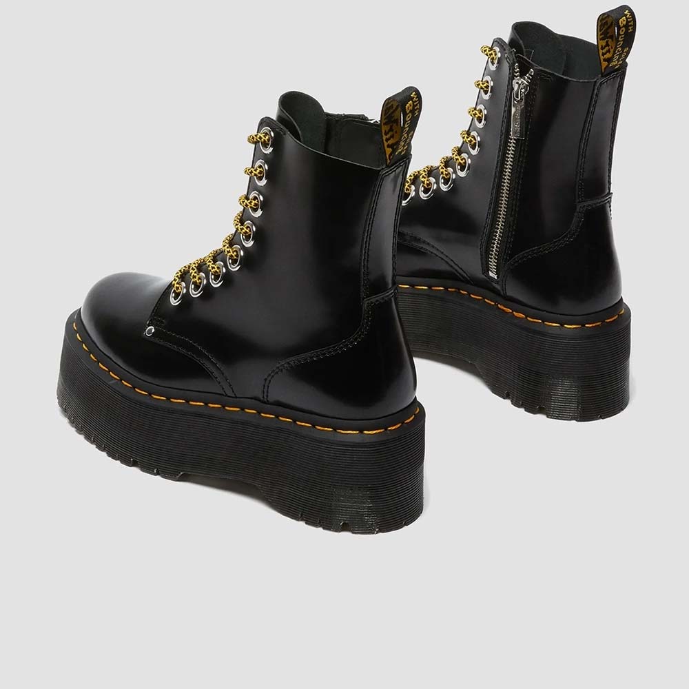 ドクターマーチン ジェイドンマックス 8 ホール ブーツ Dr.Martens JADON MAX 8EYE BOOT BLACK レディース シューズ 25566001