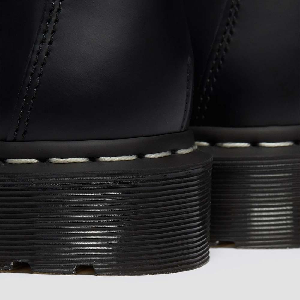 ドクターマーチン エイドリアン ホワイト ステッチ ローファー Dr.Martens ADRIAN BLACK レディース シューズ 26805001