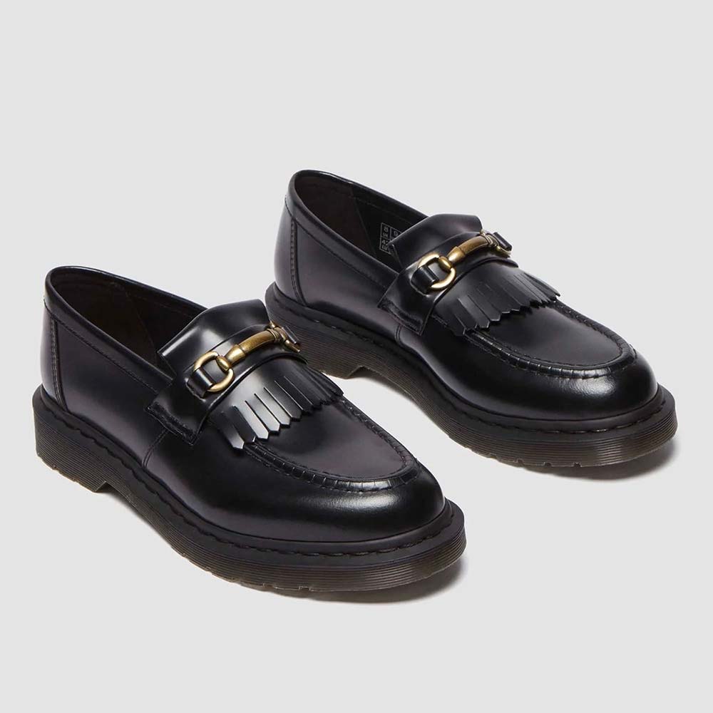 ドクターマーチン エイドリアン スナッフル ローファー Dr.Martens ADRIAN SNAFFLE SMO BLACK レディース シューズ 32102001