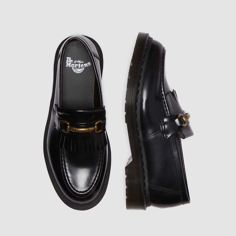 ドクターマーチン エイドリアン スナッフル ローファー Dr.Martens ADRIAN SNAFFLE SMO BLACK レディース シューズ 32102001