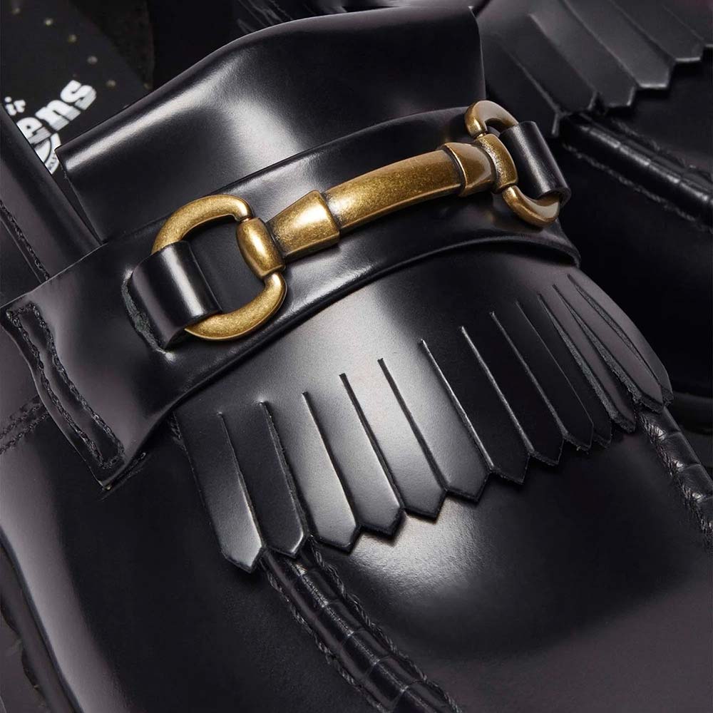 ドクターマーチン エイドリアン スナッフル ローファー Dr.Martens ADRIAN SNAFFLE SMO BLACK レディース シューズ 32102001