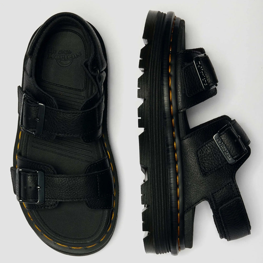 ドクターマーチン ゼブザグ Dr.Martens ZEBZAG BLACK レディース サンダル 43398001