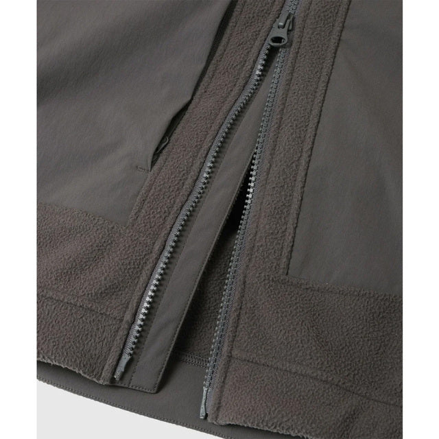DESCENTE 3L FLEECE JACKET Charcoal DO6FSW12M-GY01
