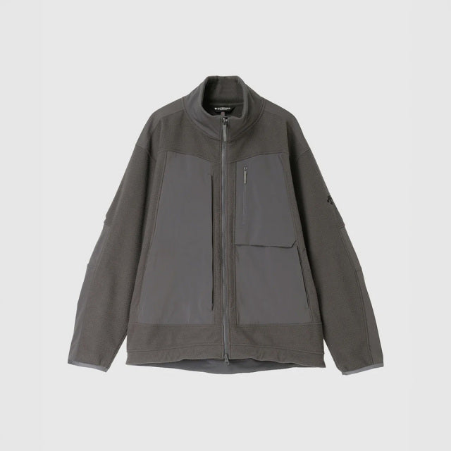 DESCENTE 3L FLEECE JACKET Charcoal DO6FSW12M-GY01